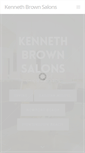 Mobile Screenshot of kennethbrownsalons.com